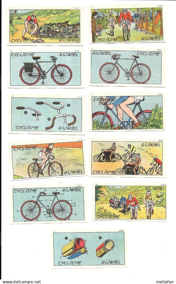BQ62 - LOT IMAGES CHOCOLAT JACQUES - CYCLISME - Cyclisme