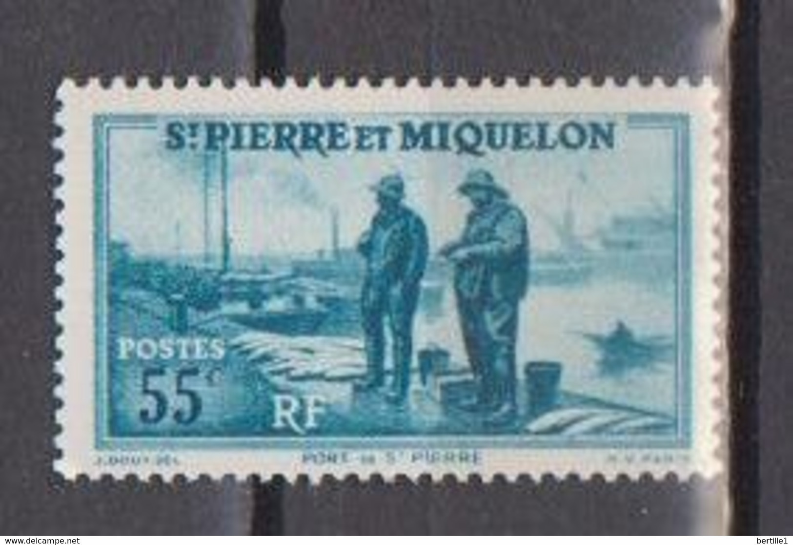 SAINT PIERRE ET MIQUELON          N°  YVERT 178  NEUF AVEC CHARNIERES      ( CHARN   02/ 54 ) - Unused Stamps