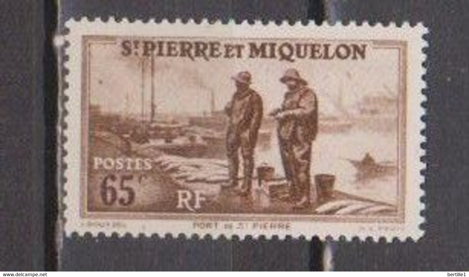 SAINT PIERRE ET MIQUELON          N°  YVERT 179  NEUF AVEC CHARNIERES      ( CHARN   02/ 54 ) - Neufs