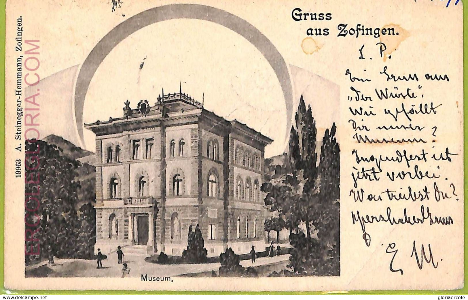 Ad5361 - SWITZERLAND - Ansichtskarten VINTAGE POSTCARD - Gruss Aus Zofingen-1900 - Zofingen