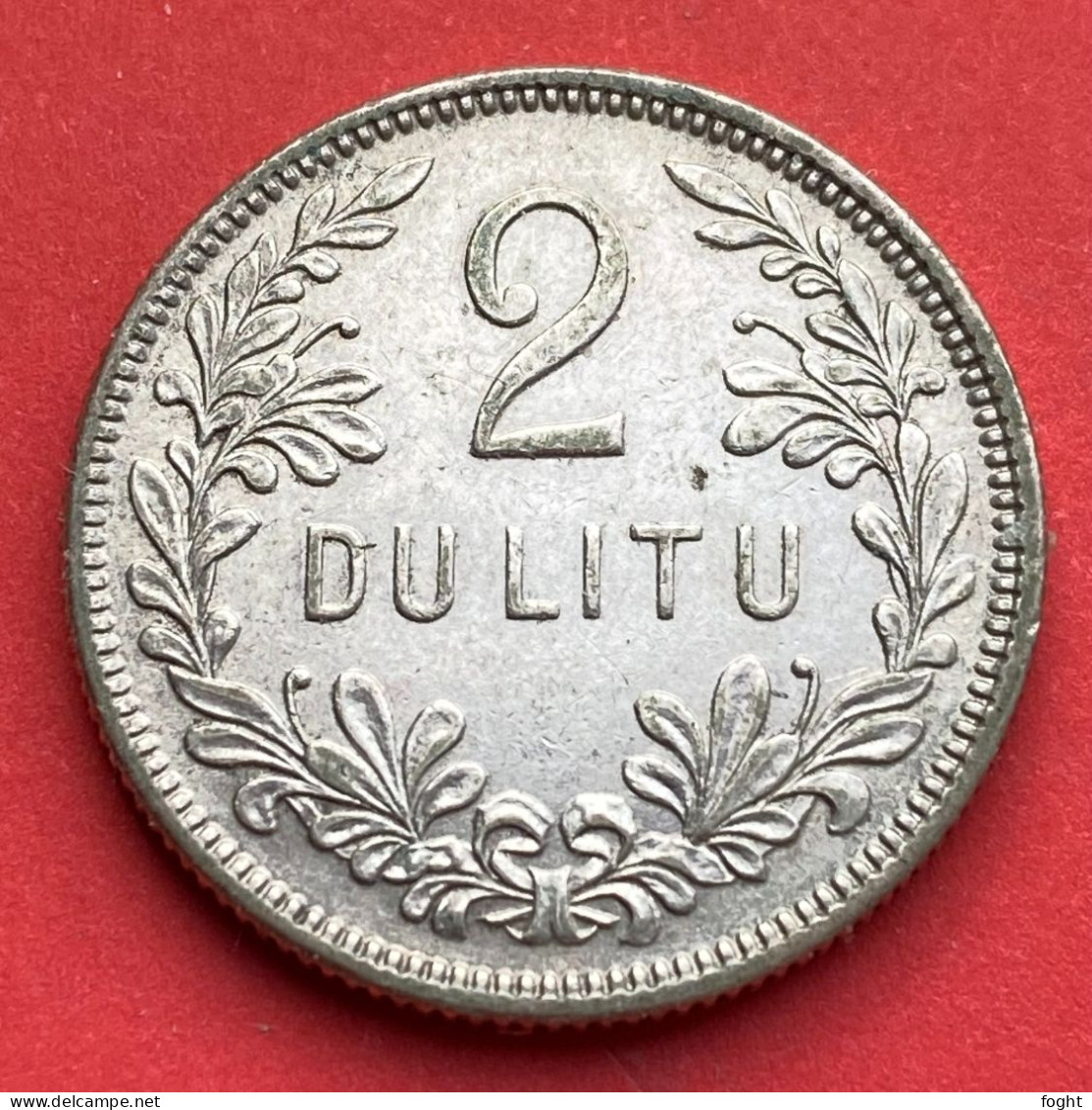 1925 Lithuania .500 Silver Coin 2 Litu,KM#77,3239 - Lituanie