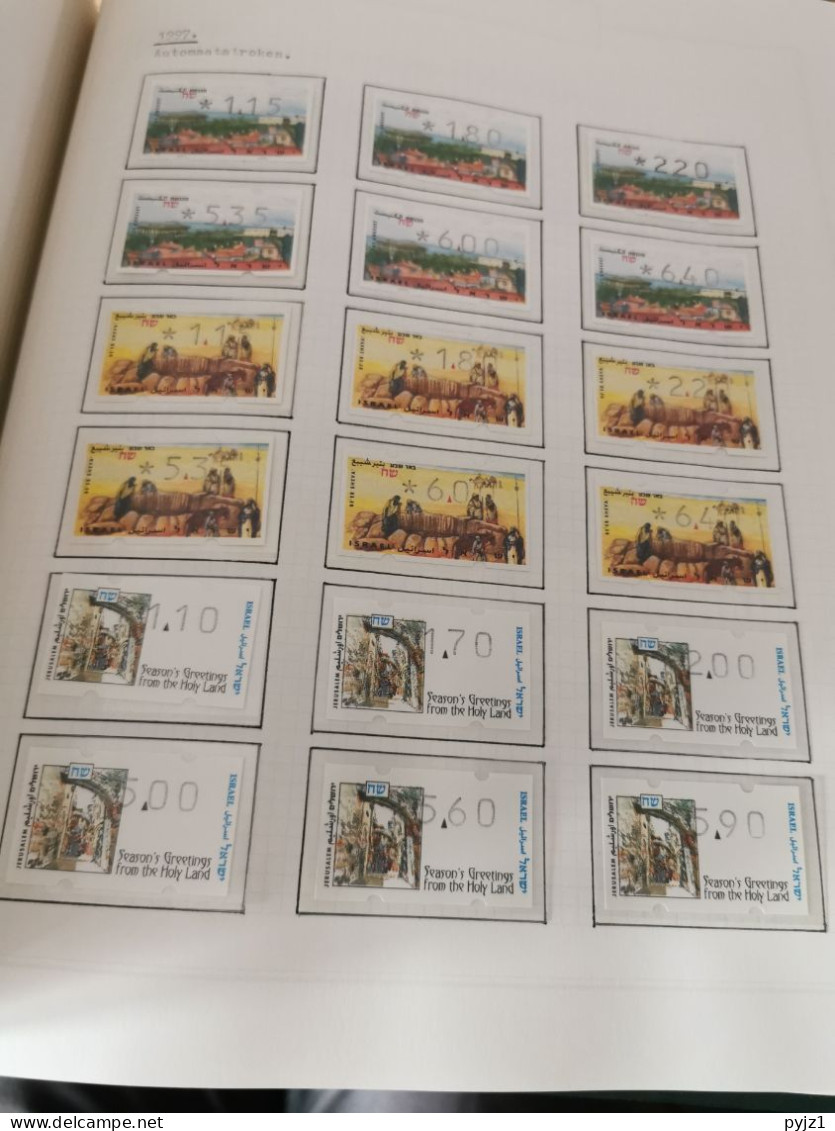 Israel 1993 - 2007 MNH complete with extras