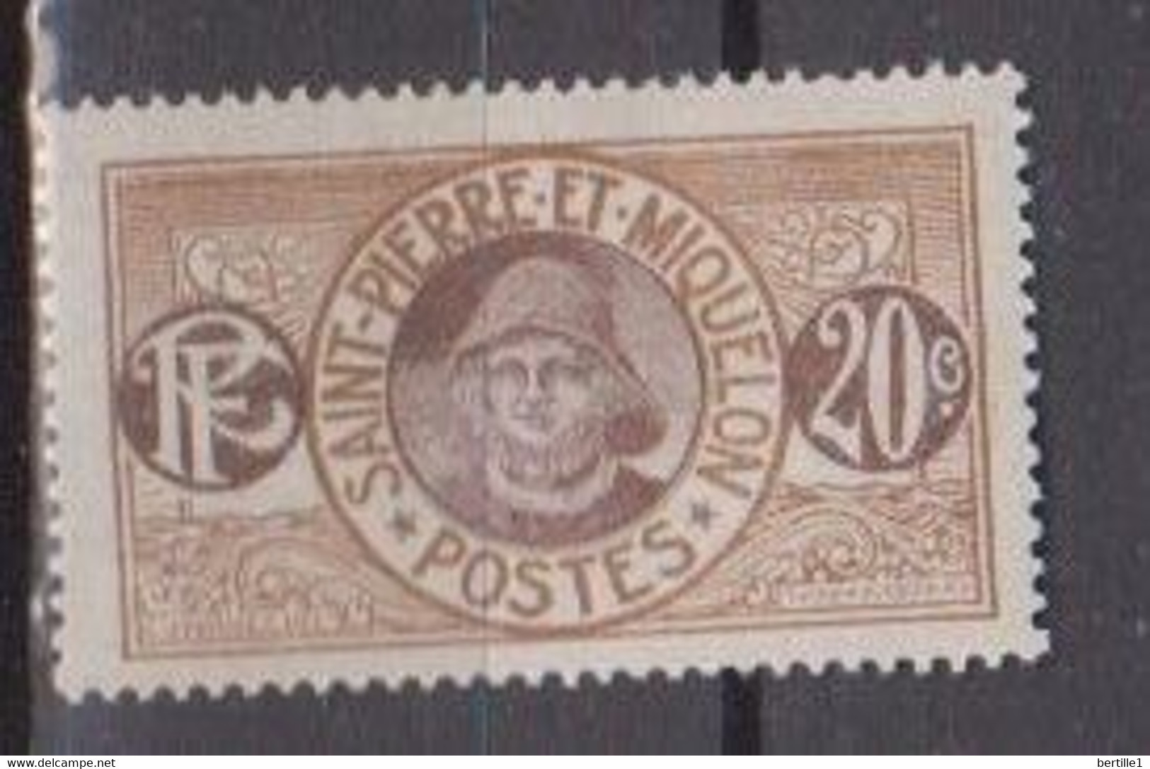 SAINT PIERRE ET MIQUELON           N°  YVERT  83  NEUF AVEC CHARNIERES    ( CHARN  05/06 ) - Unused Stamps