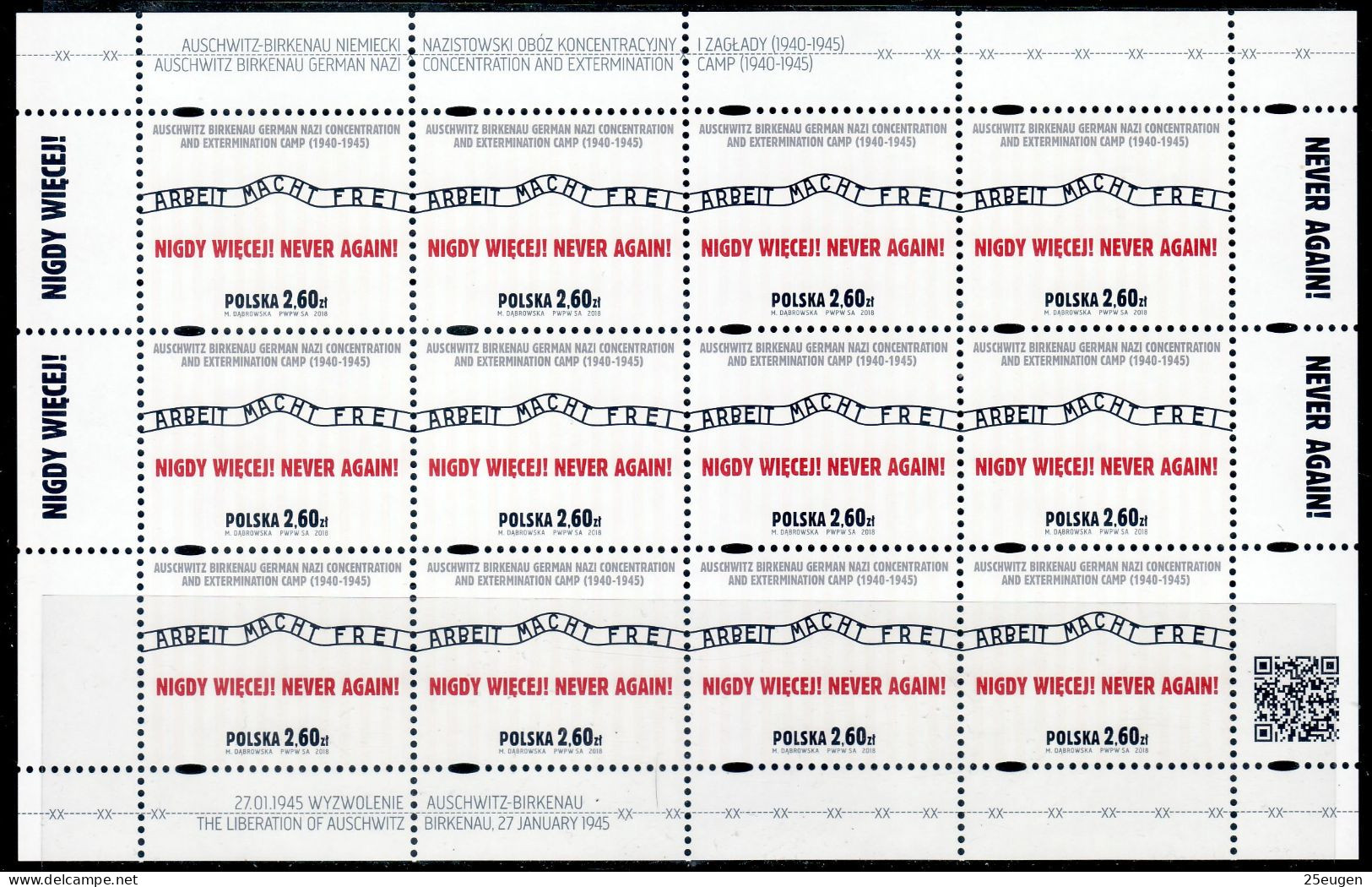 POLAND 2018 Michel No 4972 Klbg MNH - Unused Stamps