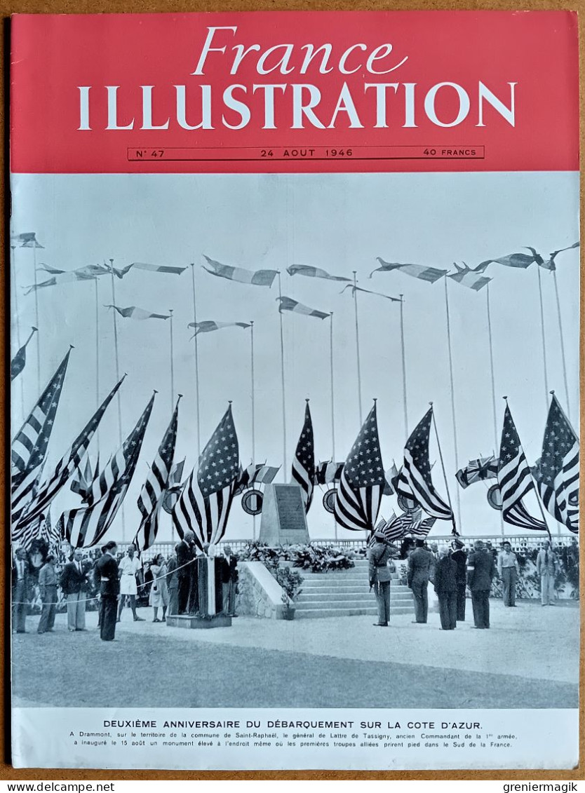 France Illustration N°47 24/08/1946 Haute Cour/Emeute Athens Tennessee/Turquie/Autour De La Conférence De Paris/UNRRA - Informations Générales