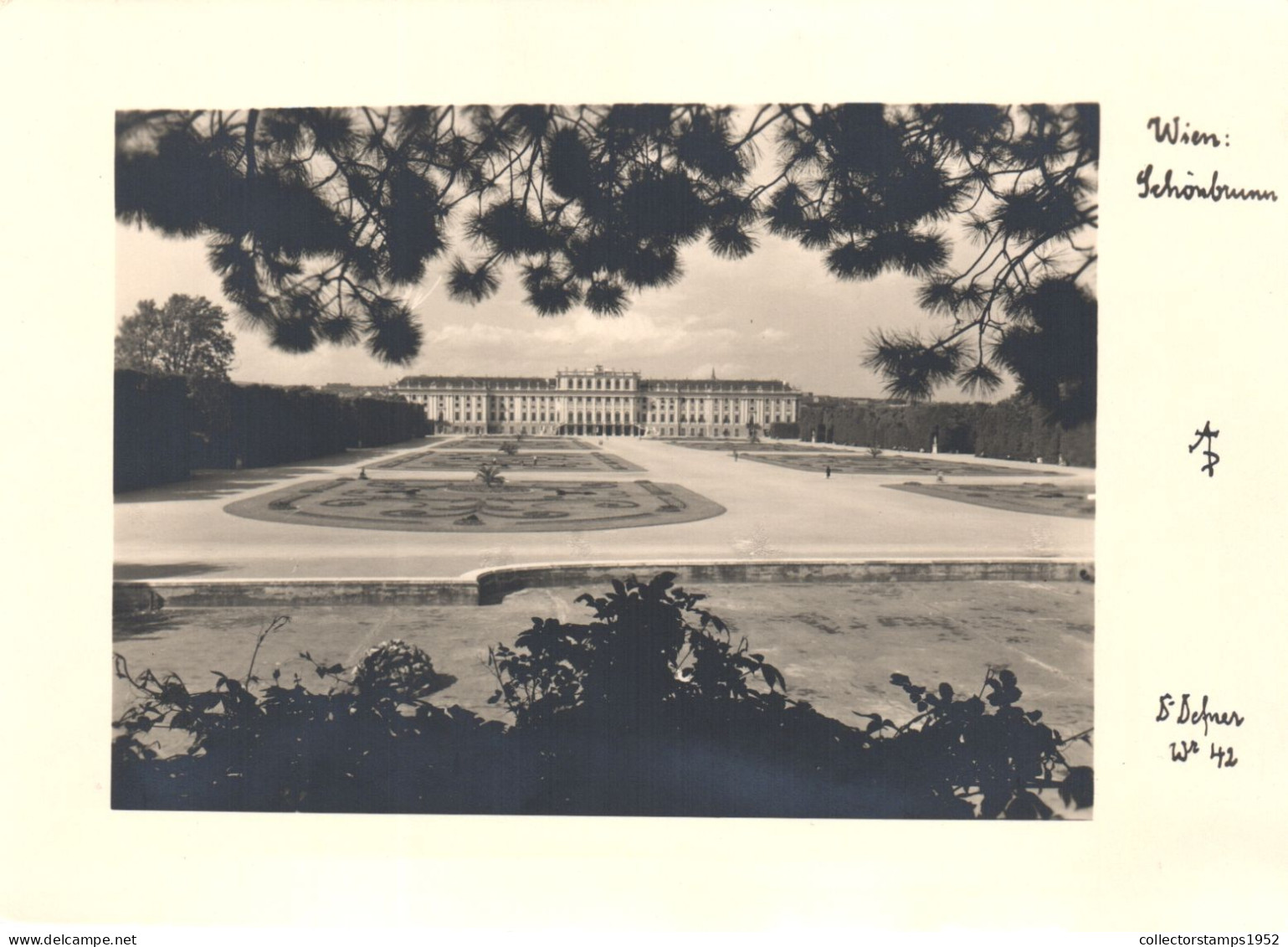 VIENNA, SCHONBRUNN PALACE, ARCHITECTURE, PARK, AUSTRIA, POSTCARD - Schloss Schönbrunn