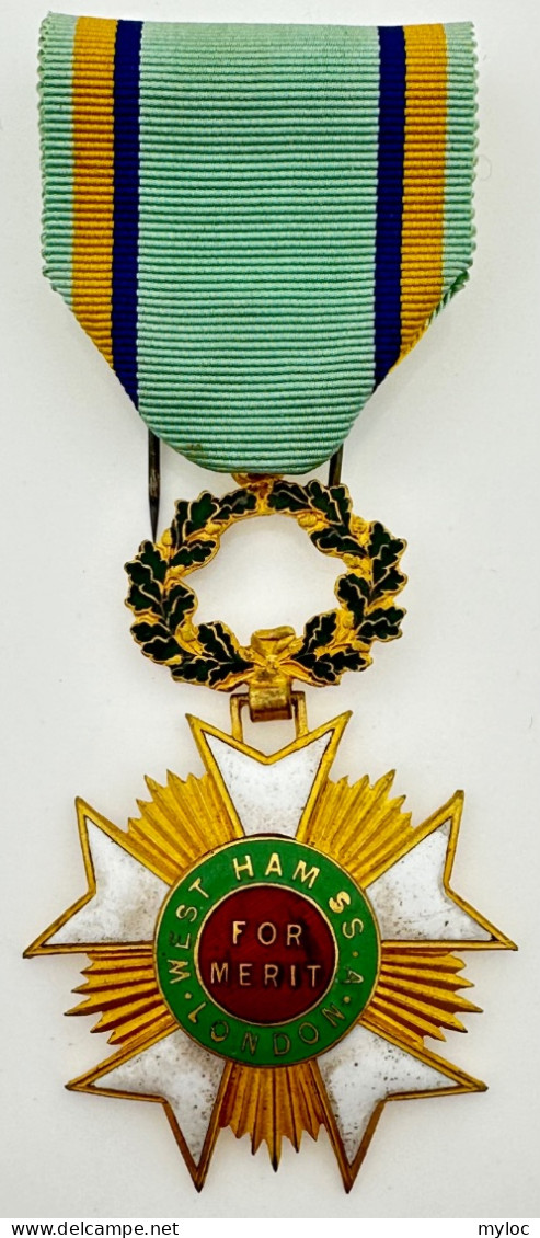 Médaille Décoration. SS West Ham London School. For Merit. - Professionnels/De Société