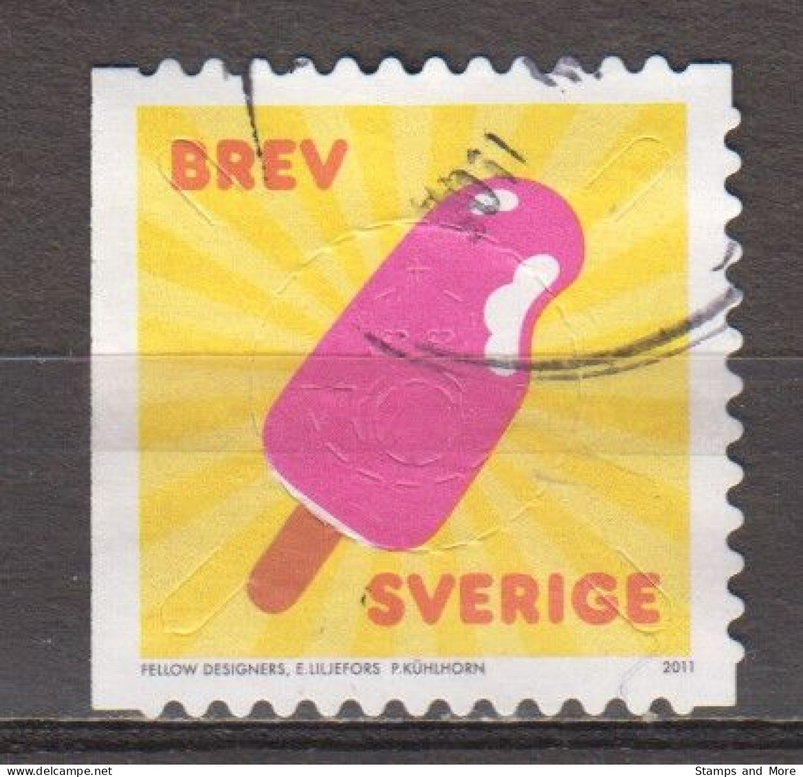 Sweden 2011 Mi 2822 Canceled ICE CREAMS (2) - Used Stamps