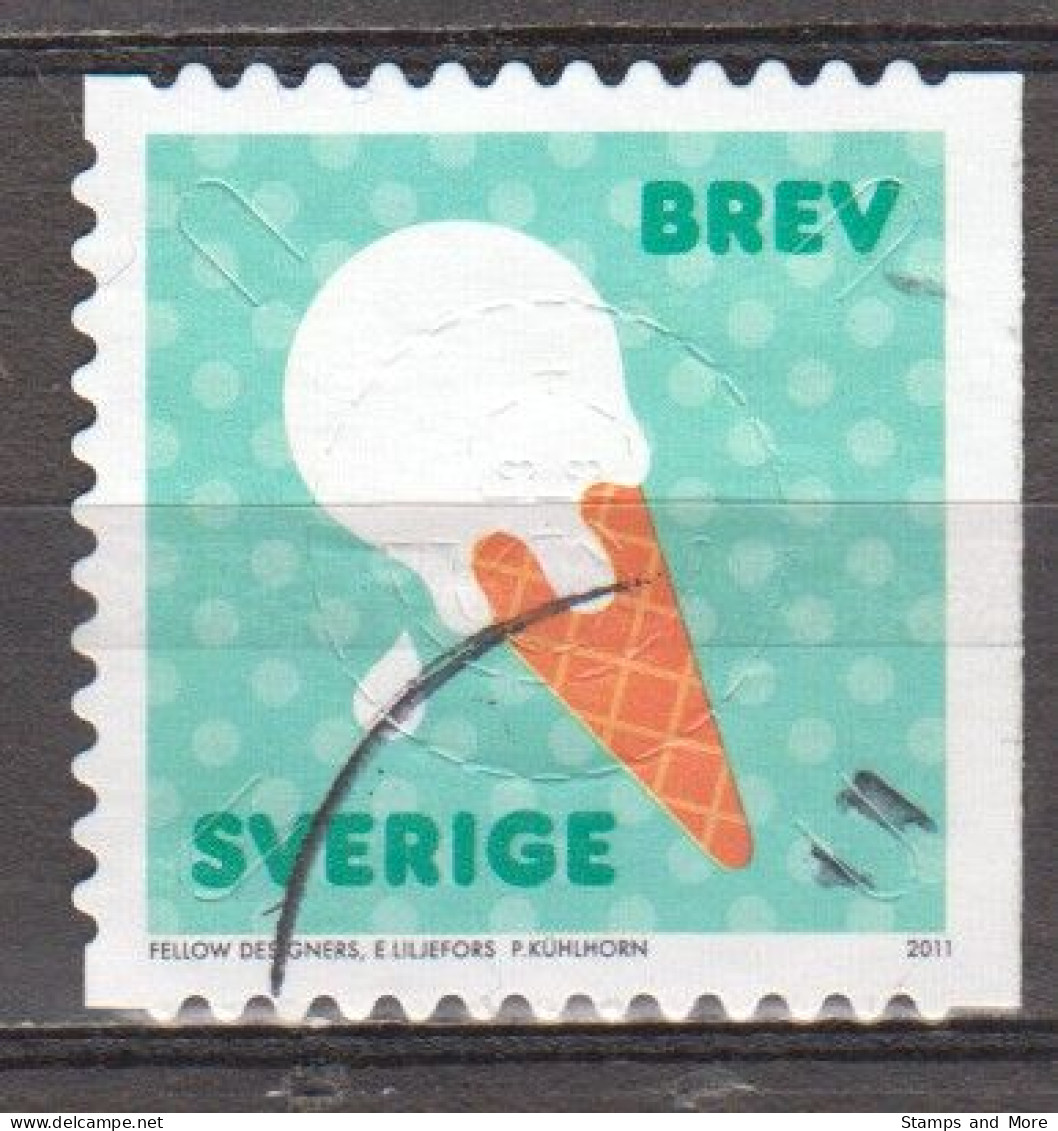 Sweden 2011 Mi 2823 Canceled ICE CREAMS (2) - Used Stamps