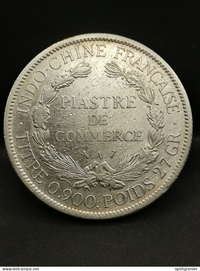 1 PIASTRE DE COMMERCE ARGENT 1896 INDOCHINE COLONIE FRANCE / SILVER - Französisch-Indochina