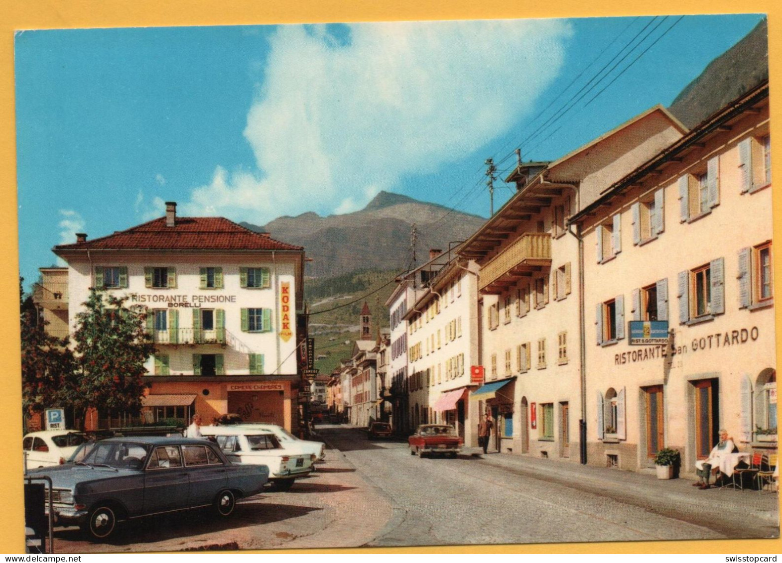 AIROLO Sulla Strada Del San Gottardo, Auto - Airolo