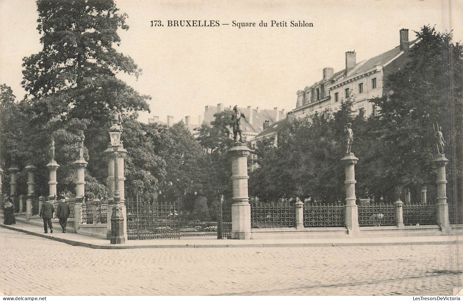 BELGIQUE - Bruxelles - Square Du Petit Sablon - Carte Postale Ancienne - Marktpleinen, Pleinen