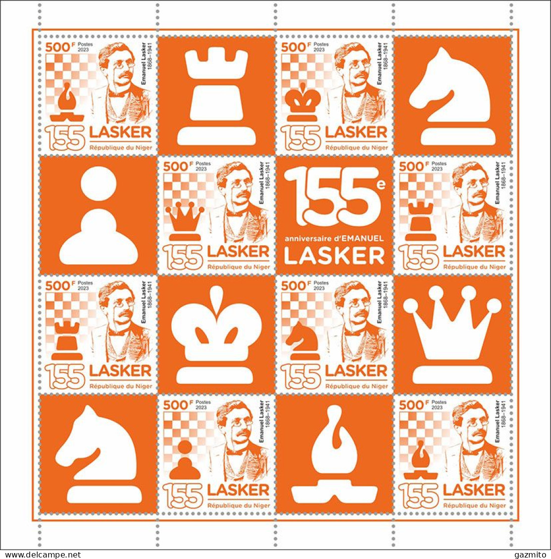 Niger 2023, Chess, Lasker, BF - Echecs
