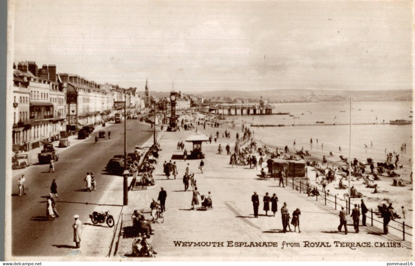 CPSM Weymouth Esplanade From Royal Terrace - Weymouth