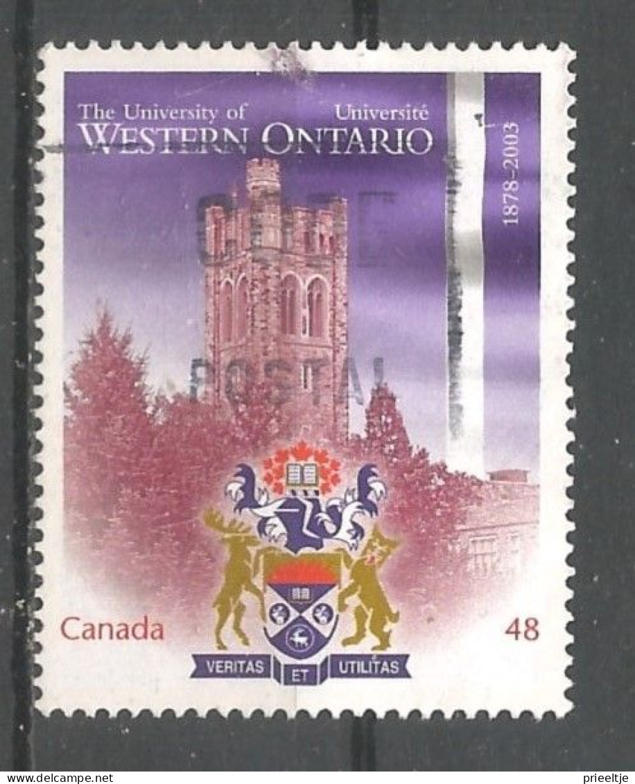 Canada 2003 Western Ontario Univ. Y.T. 1994 (0) - Used Stamps