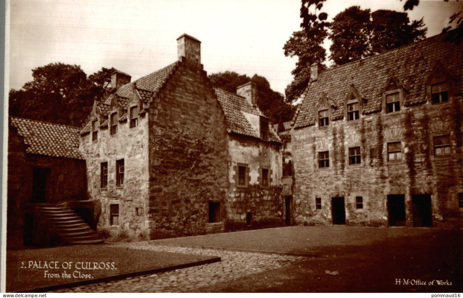 CPSM Palace Of Culross From The Close - Fife