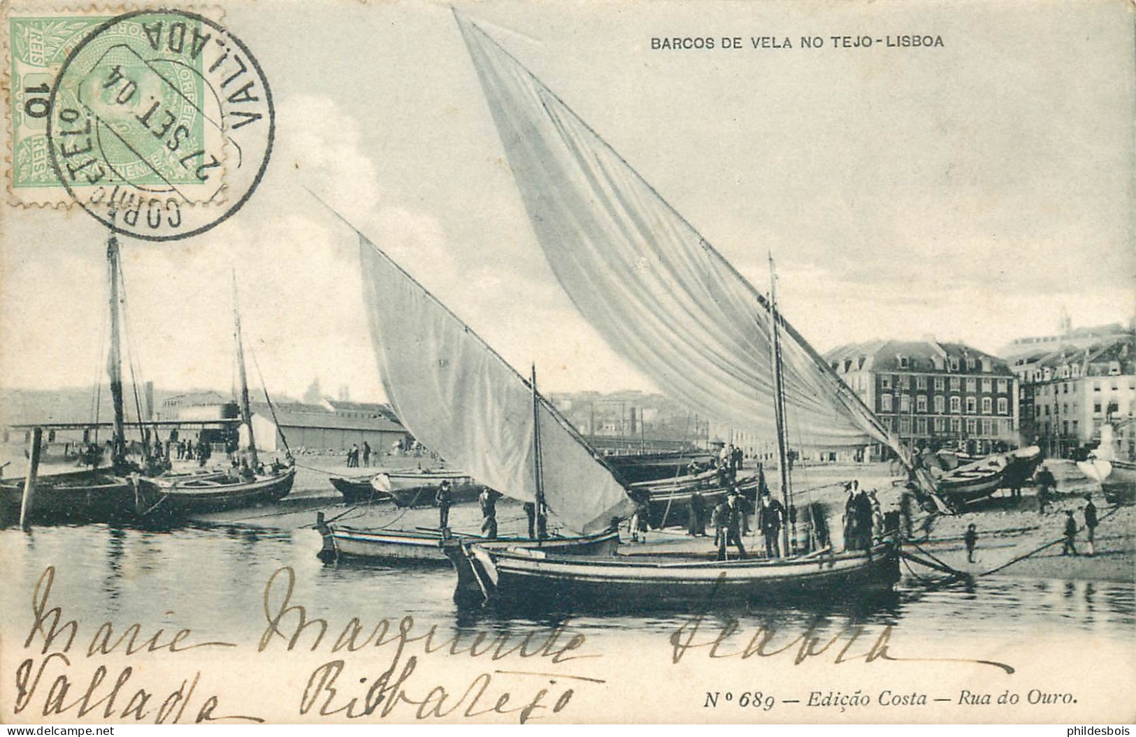 PORTUGAL  LISBOA  Barcos De Vela No Tejo - Lisboa