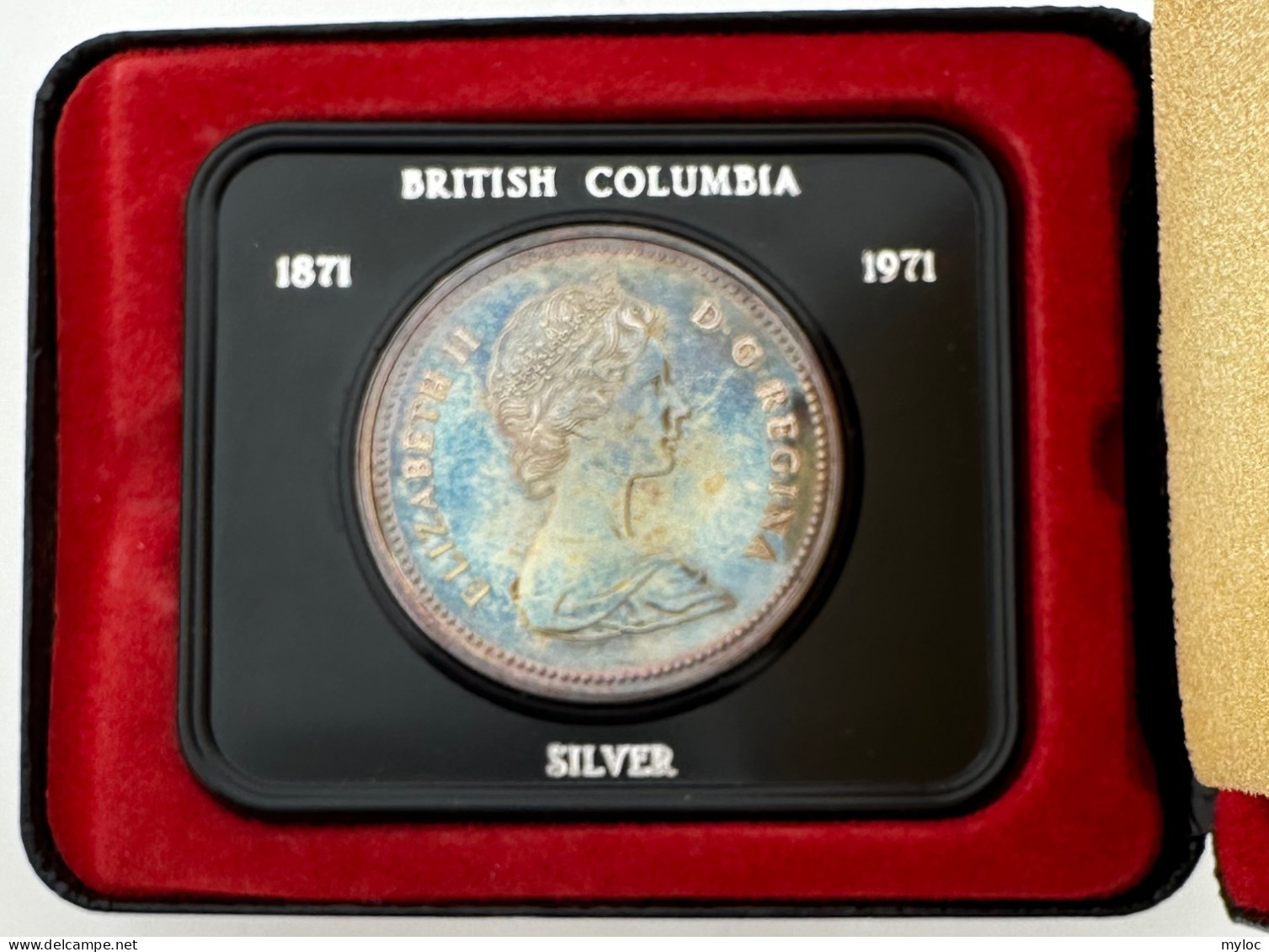 Pièce De Monnaie 1 Dollar Canadien. Centenaire De L'entrée De La Colombie Britannique Dans La Fédération Canadienne . - Sonstige – Amerika