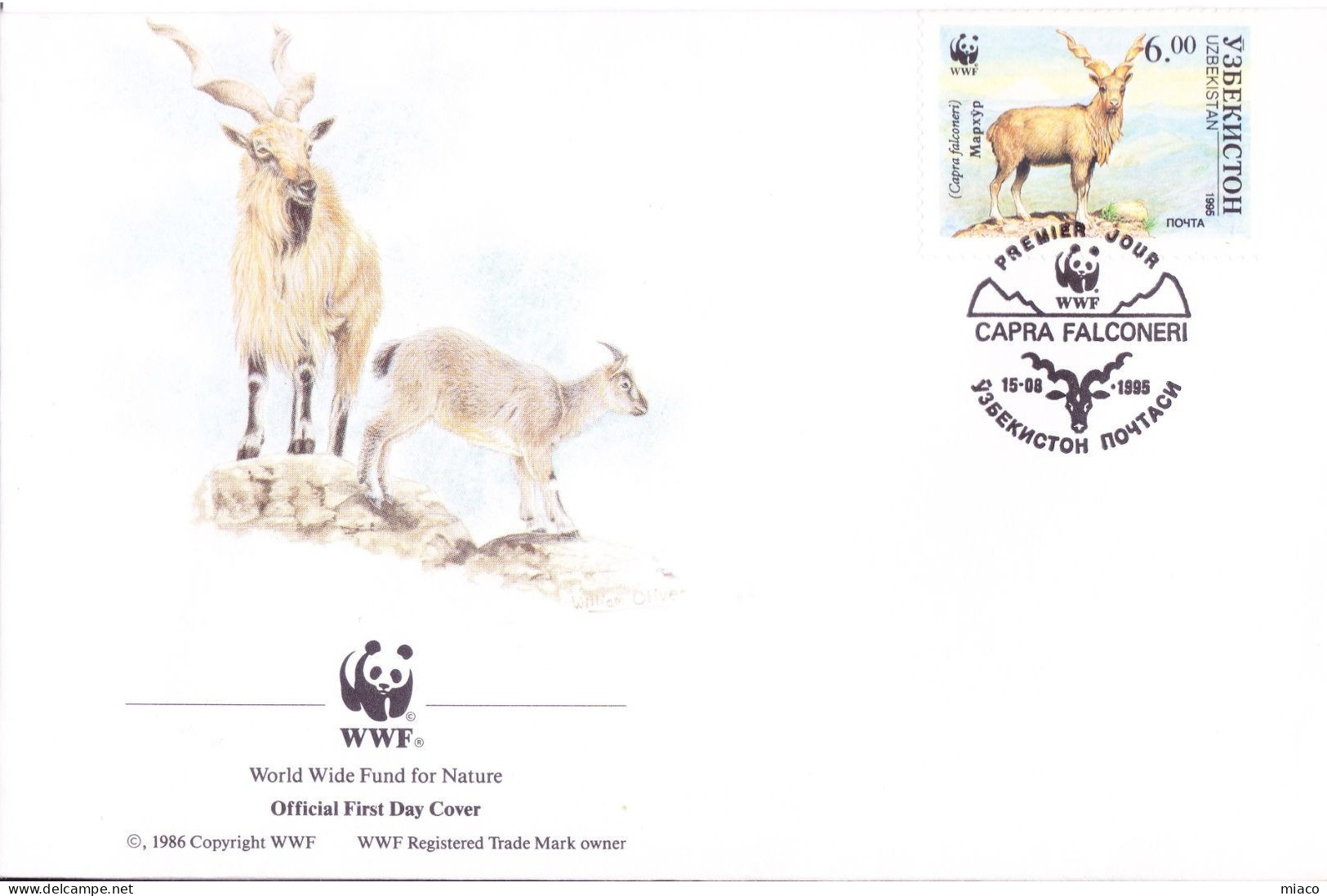 FDC WWF 1195 - UZBEKISTAN - FDC