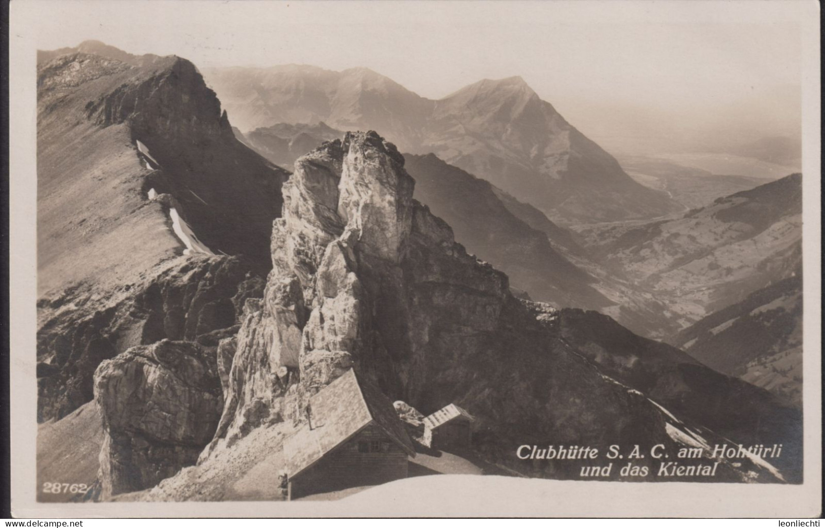 S.A.C. Clubhütte Am Hohtürli Und Das Kiethal, BM: Zum: 153, Mi: 164x, ° KIENTHAL - Kandersteg