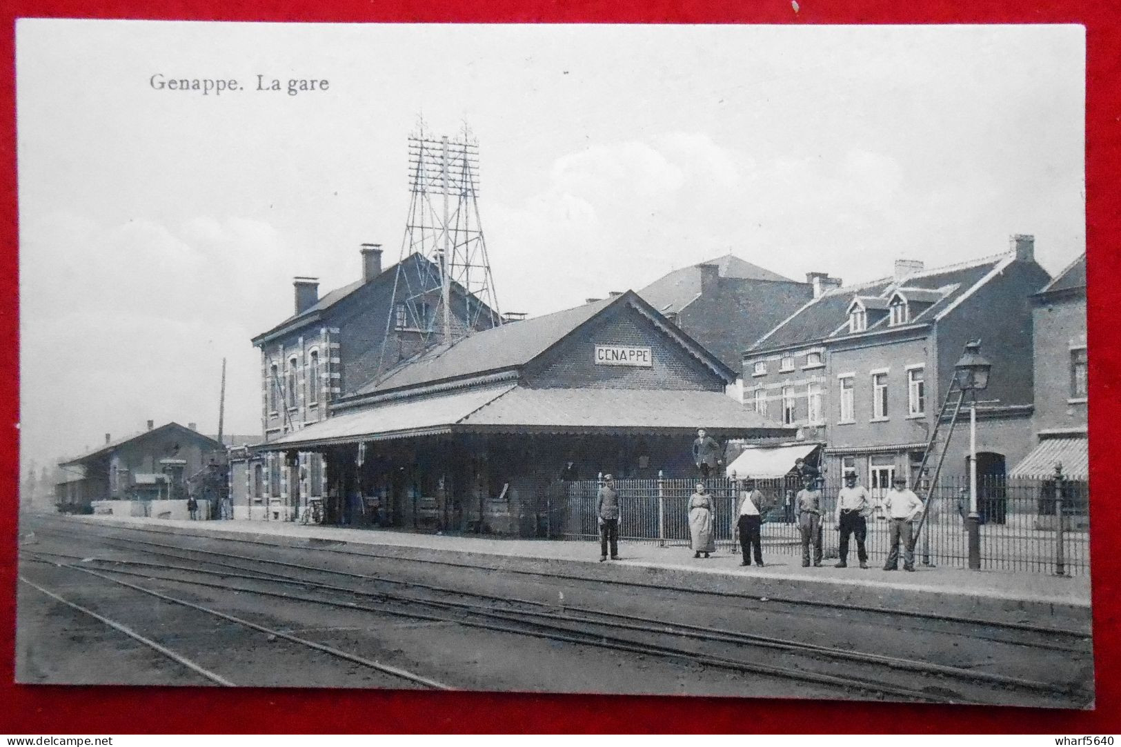 CPA Genappe, La Gare. Edit. Maison Decelle - Genappe