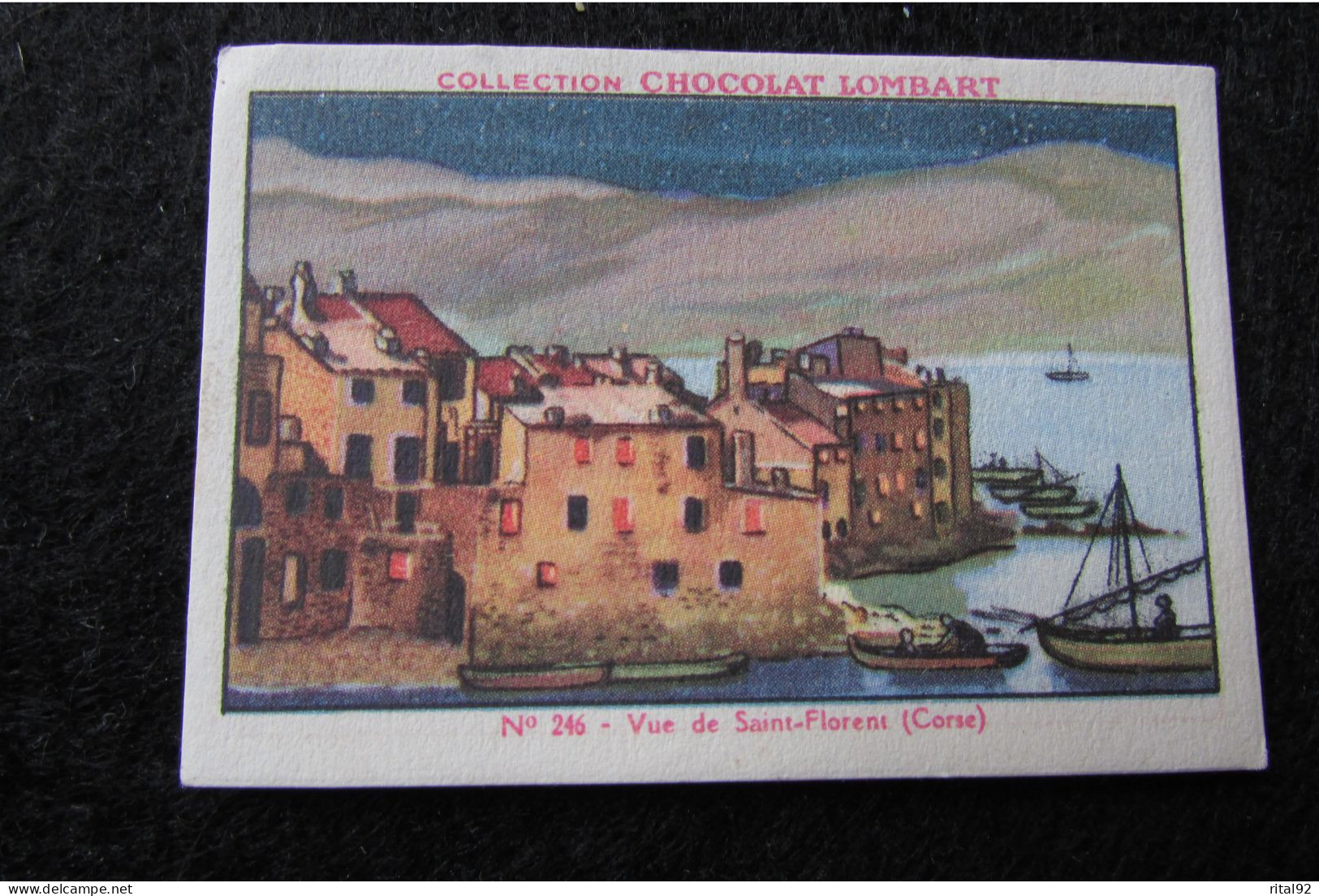 Chromo/Image "Chocolat LOMBART" - Série "album : LA FRANCE" - Lombart