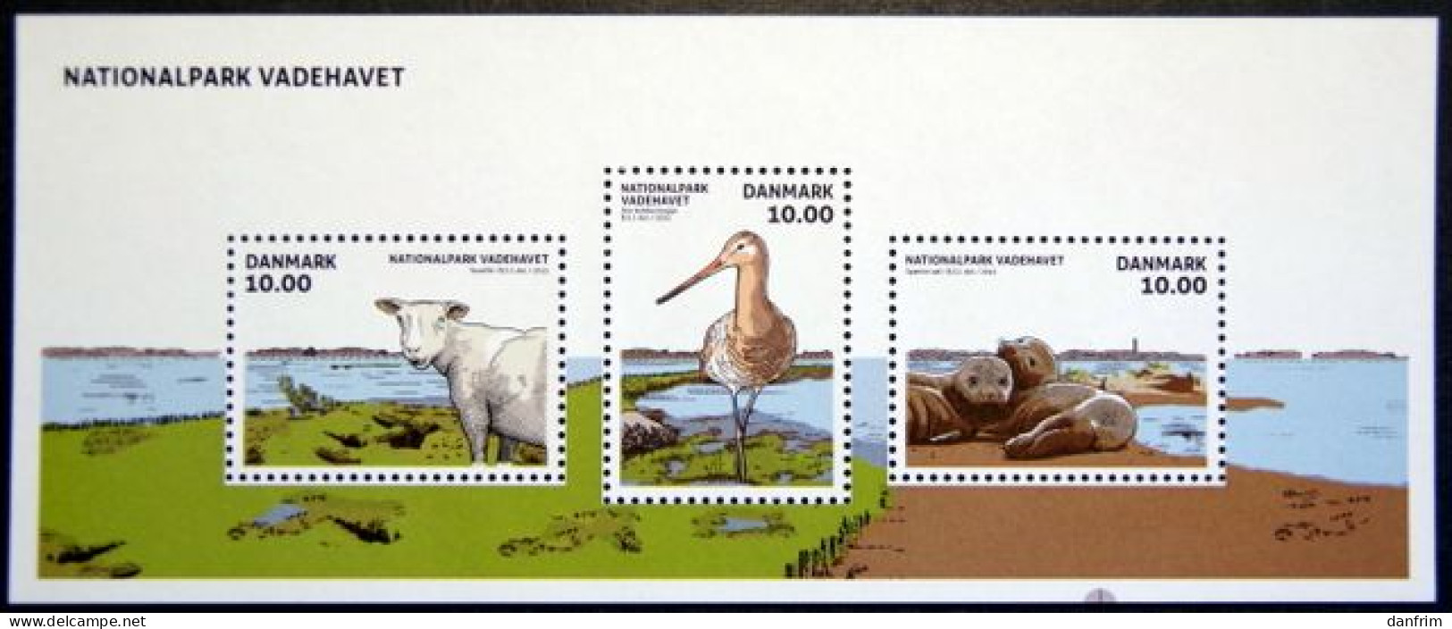 Denmark 2015   MiNr 1812-14 .block 58 MNH (**)  WADDEN SEA NATIONAL PARK ( Lot Mappe ) - Nuovi