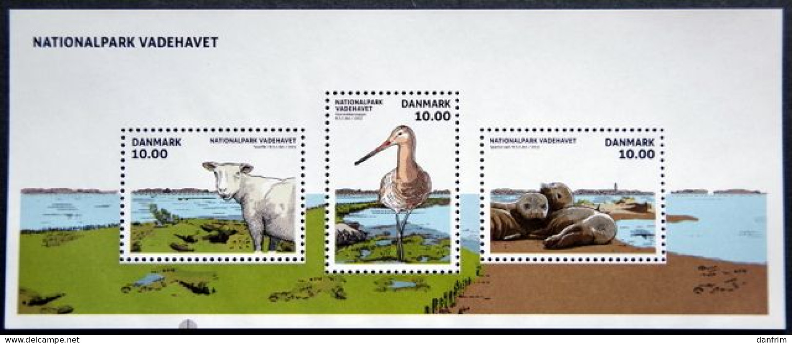 Denmark 2015   MiNr 1812-14 .block 58 MNH (**)  WADDEN SEA NATIONAL PARK ( Lot Mappe ) - Nuovi