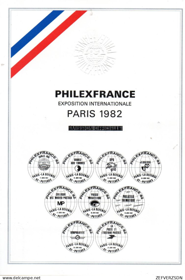 1982 PHILEXFRANCE EXPOSITION TMBRES TIMBRE FOLON - Philatelic Exhibitions