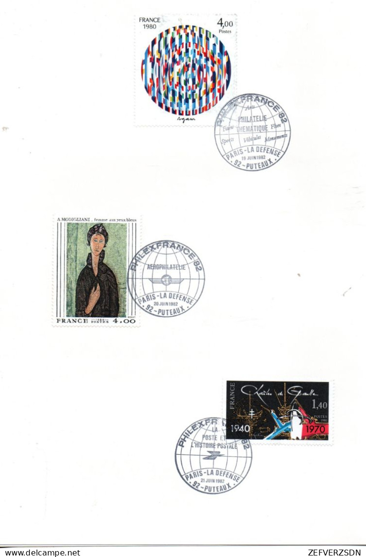 1982 PHILEXFRANCE EXPOSITION TMBRES TIMBRE FOLON - Philatelic Exhibitions