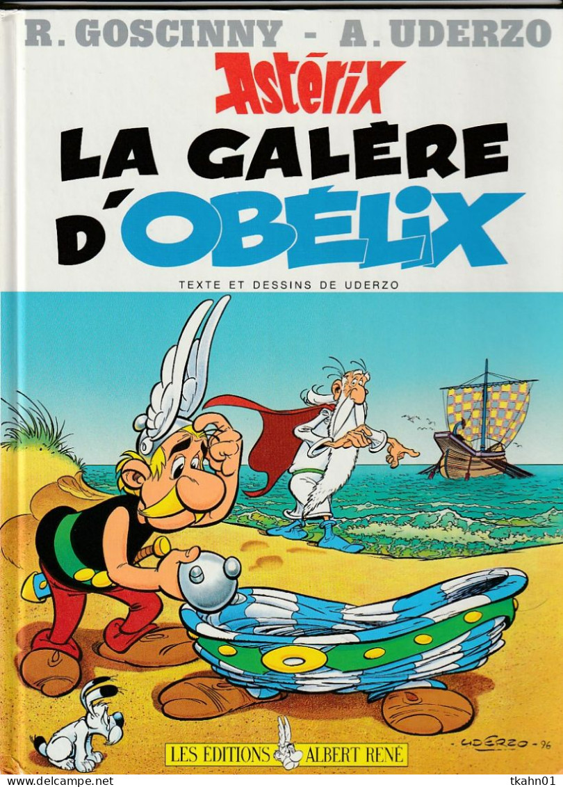 ASTERIX " LA GALERE D'OBELIX  " ALBERT-RENE EDITION-ORIGINALE  DE 1996 - Astérix