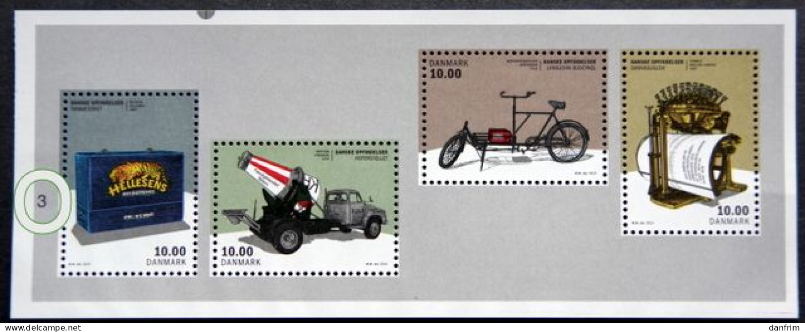 Denmark 2015 Danish Inventions  Minr.1819-22   Block 59  MNH  (**)   ( Lot   Mappe  ) - Ungebraucht