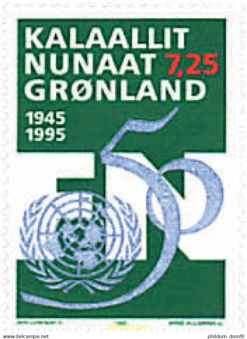 97035 MNH GROENLANDIA 1995 50 ANIVERSARIO DE LA ONU - Neufs