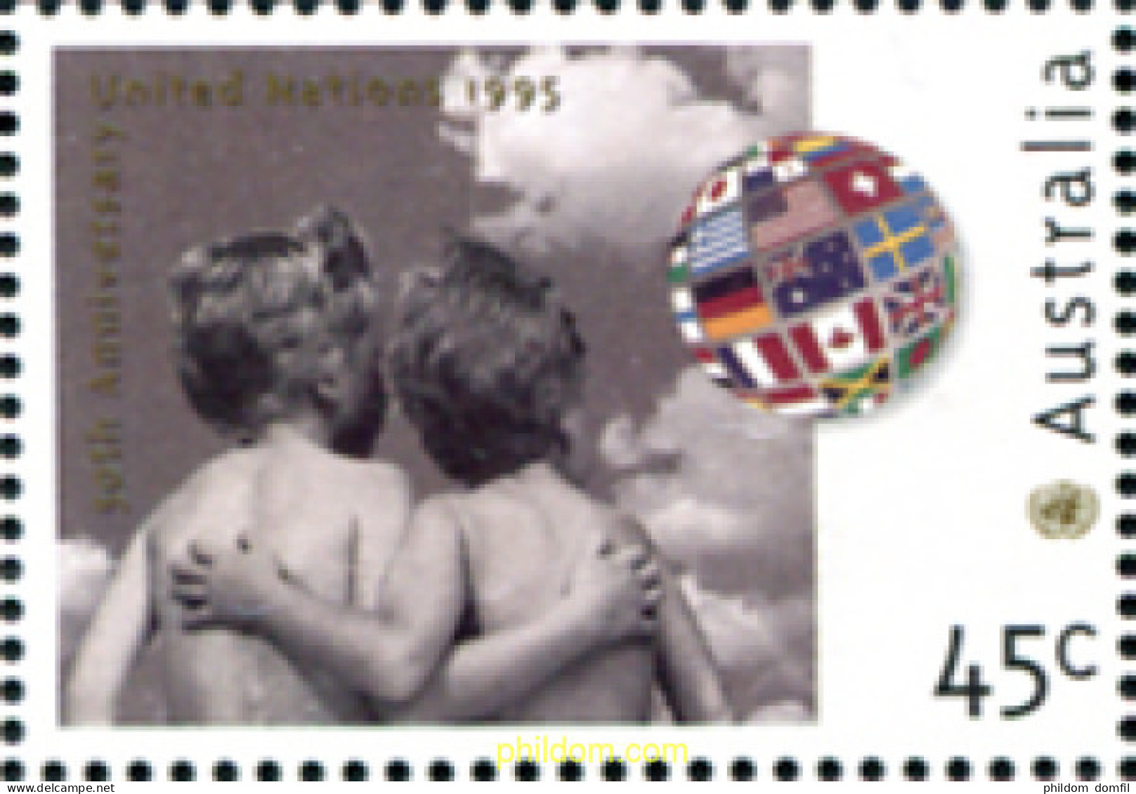 284729 MNH AUSTRALIA 1995 50 ANIVERSARIO DE NACIONES UNIDAS - Nuovi