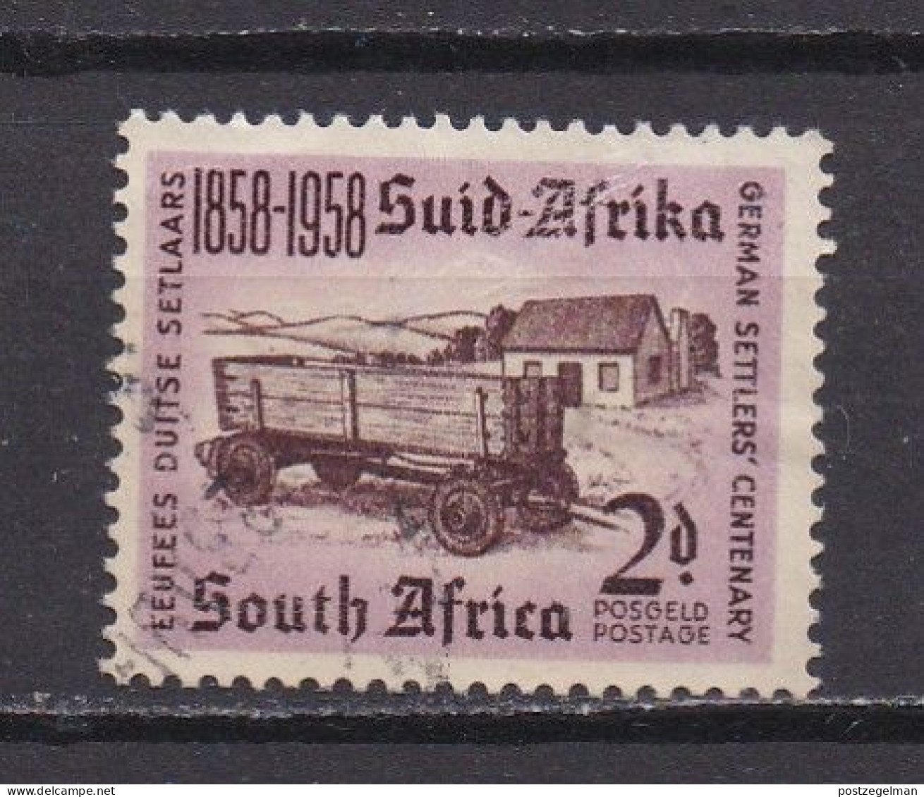 SOUTH AFRICA UNION  1956 Used Single Stamp(s) German Settlers Nr. 167  Scan 12286 - Gebruikt