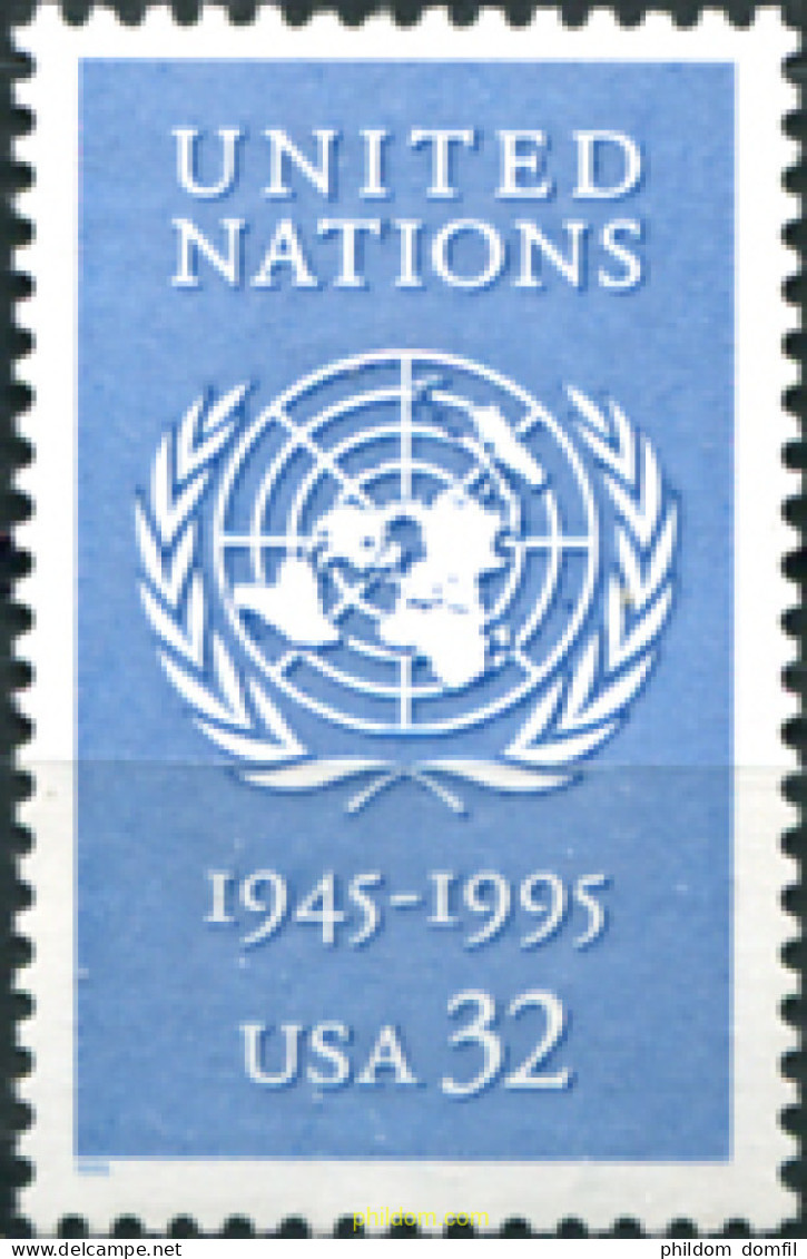 311237 MNH ESTADOS UNIDOS 1995 50 ANIVERSARIO DE LA ONU - Unused Stamps