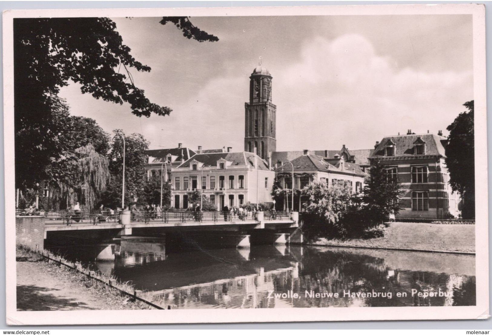 Postkaarten > Europa > Nederland > Overijssel > Zwolle Nwe Havenbrug Gebruikt  (14951) - Zwolle