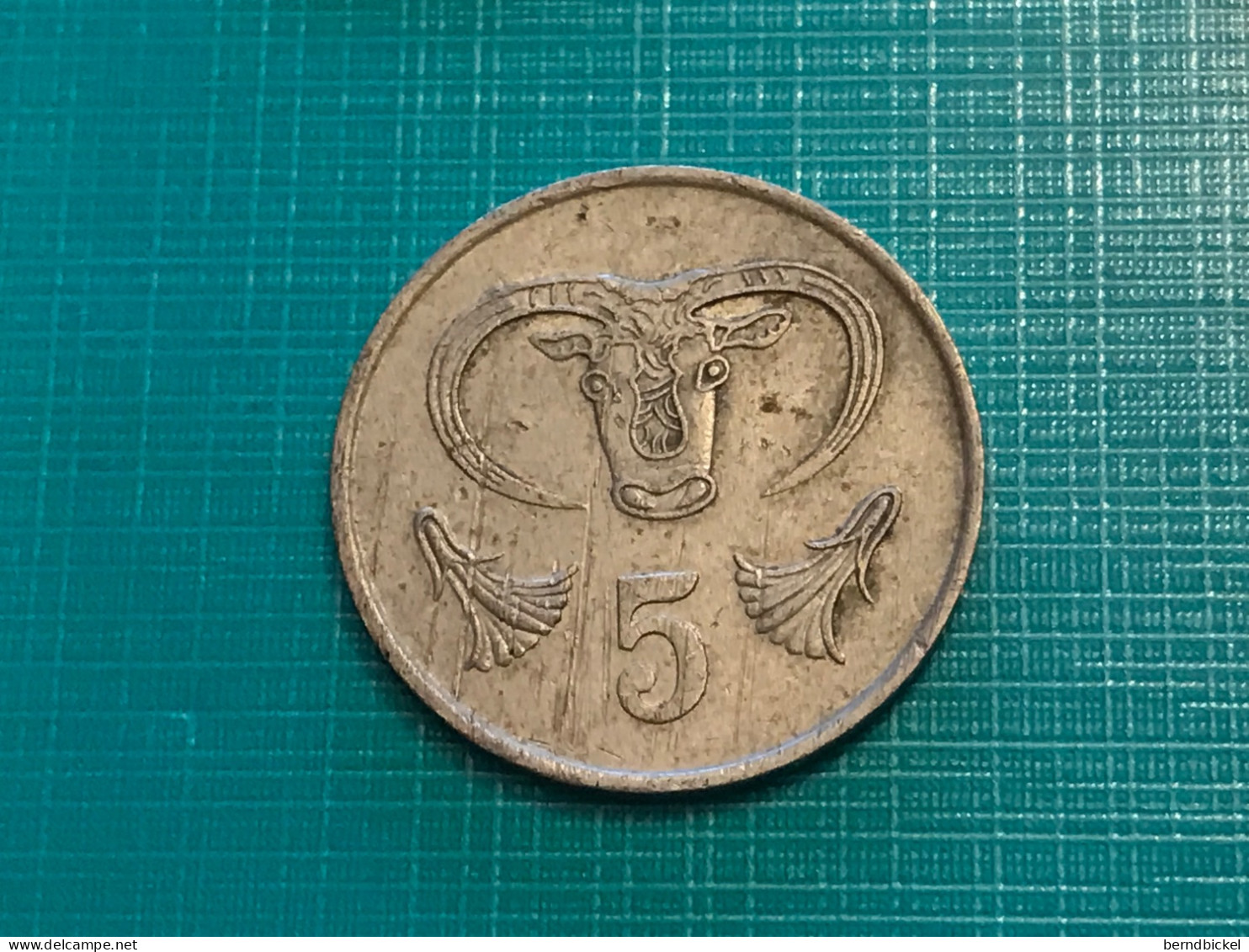 Münze Münzen Umlaufmünze Zypern 5 Cent 1983 - Zypern