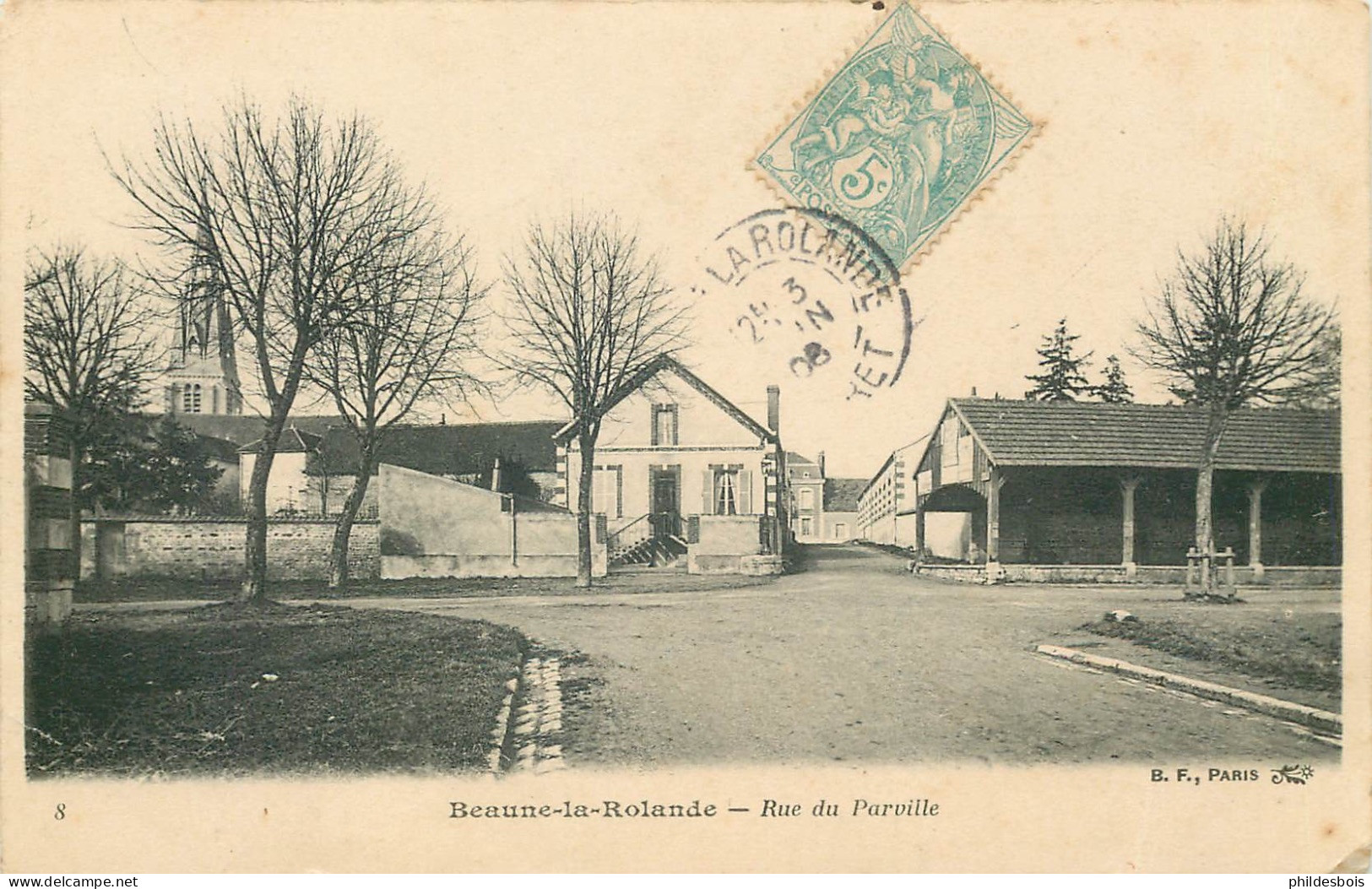 LOIRET  BEAUNE LA ROLANDE  Rue Du Parville - Beaune-la-Rolande