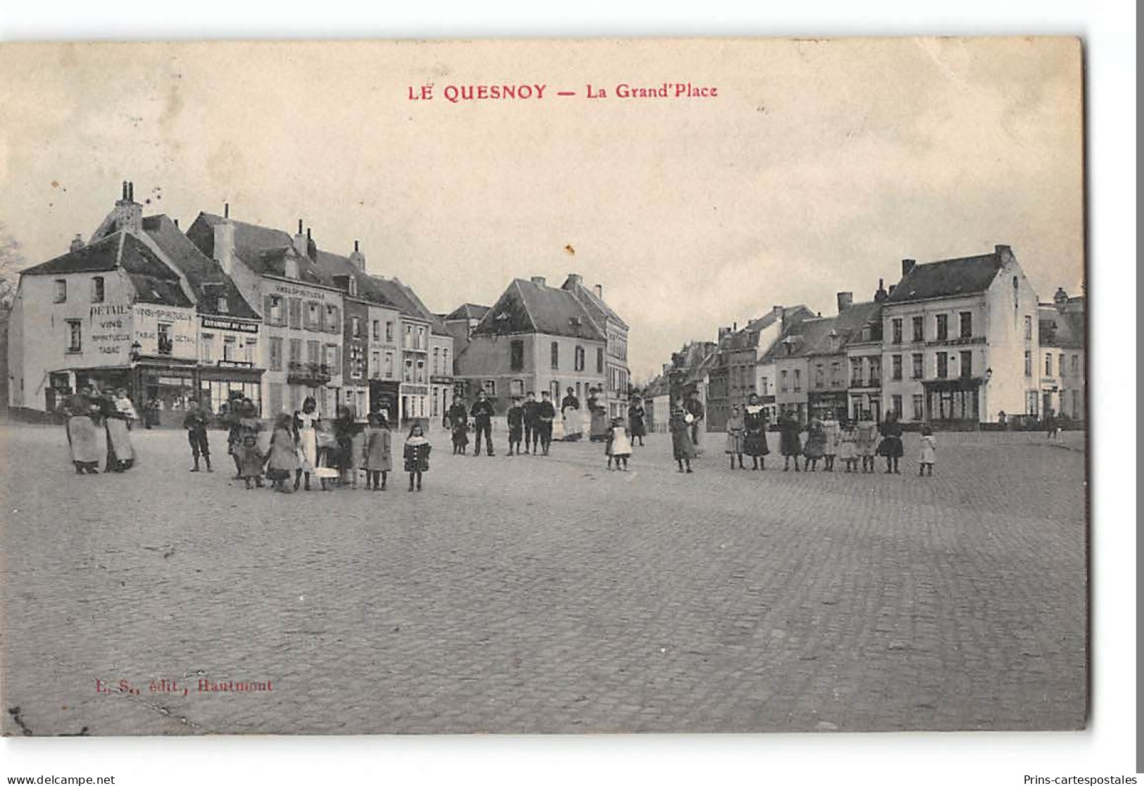 CPA 59 Le Quesnoy La Grand Place - Le Quesnoy