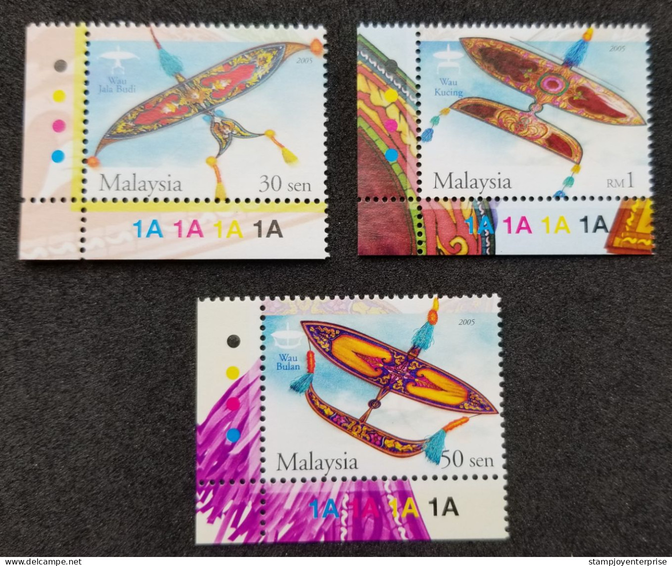 Malaysia Traditional Kites 2005 Kite Art Culture Games (stamp Plate) MNH - Malaysia (1964-...)