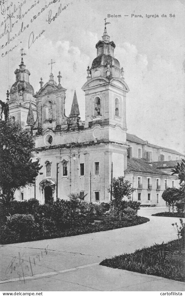 BELÉM - Pará, Igreja Da Sé  ( 2 Scans ) - Belém