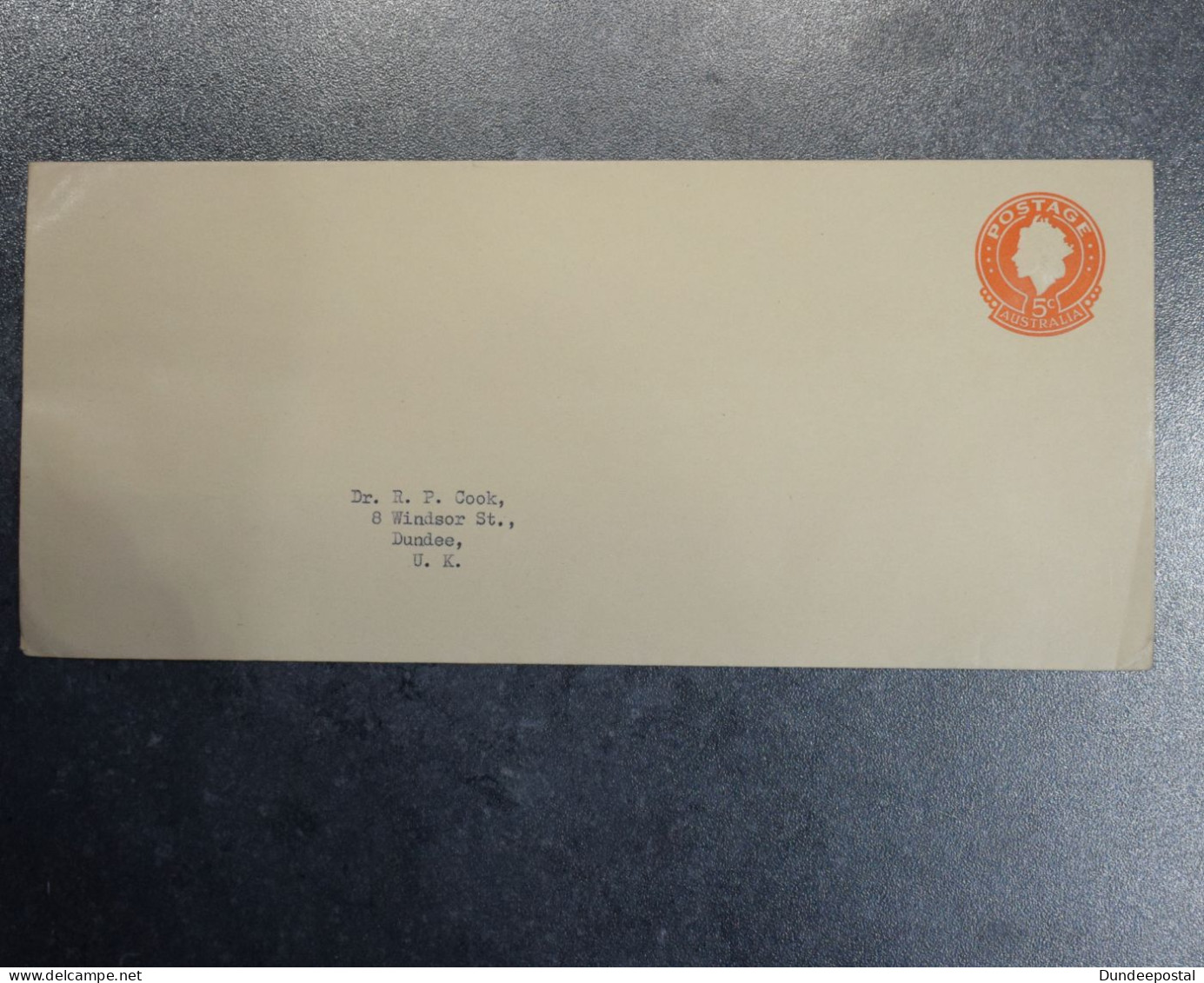 AUSTRALIA   Pre Paid Cover  ASC E45  5c Orange ~~L@@K~~ - Interi Postali