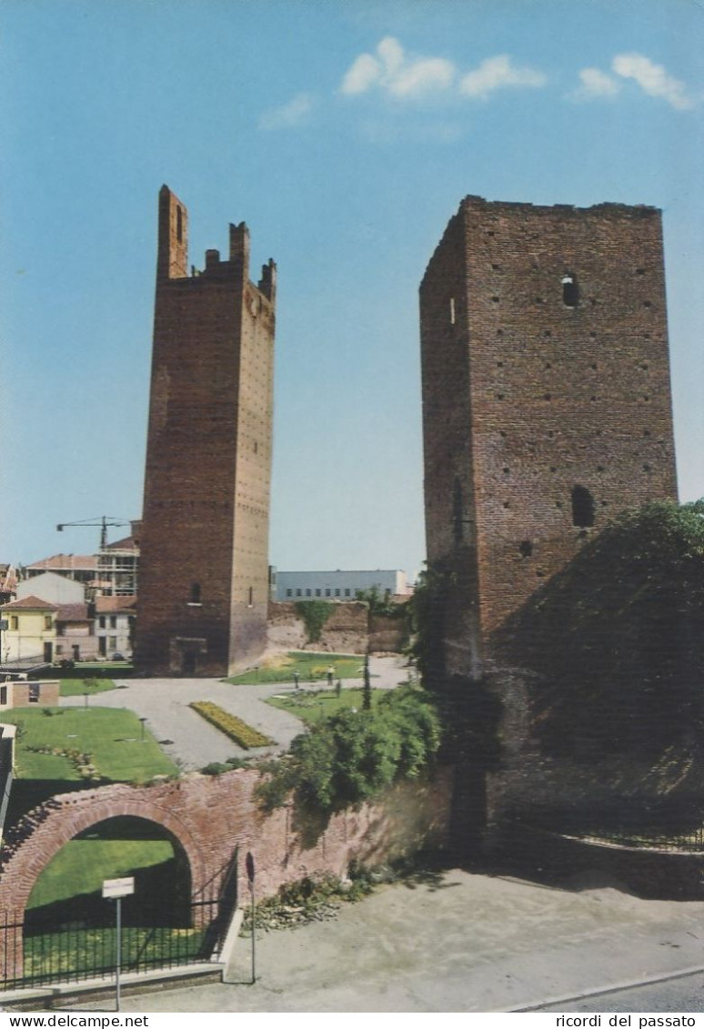 Cartolina Rovigo - Torri Medioevali E Giardini - Rovigo