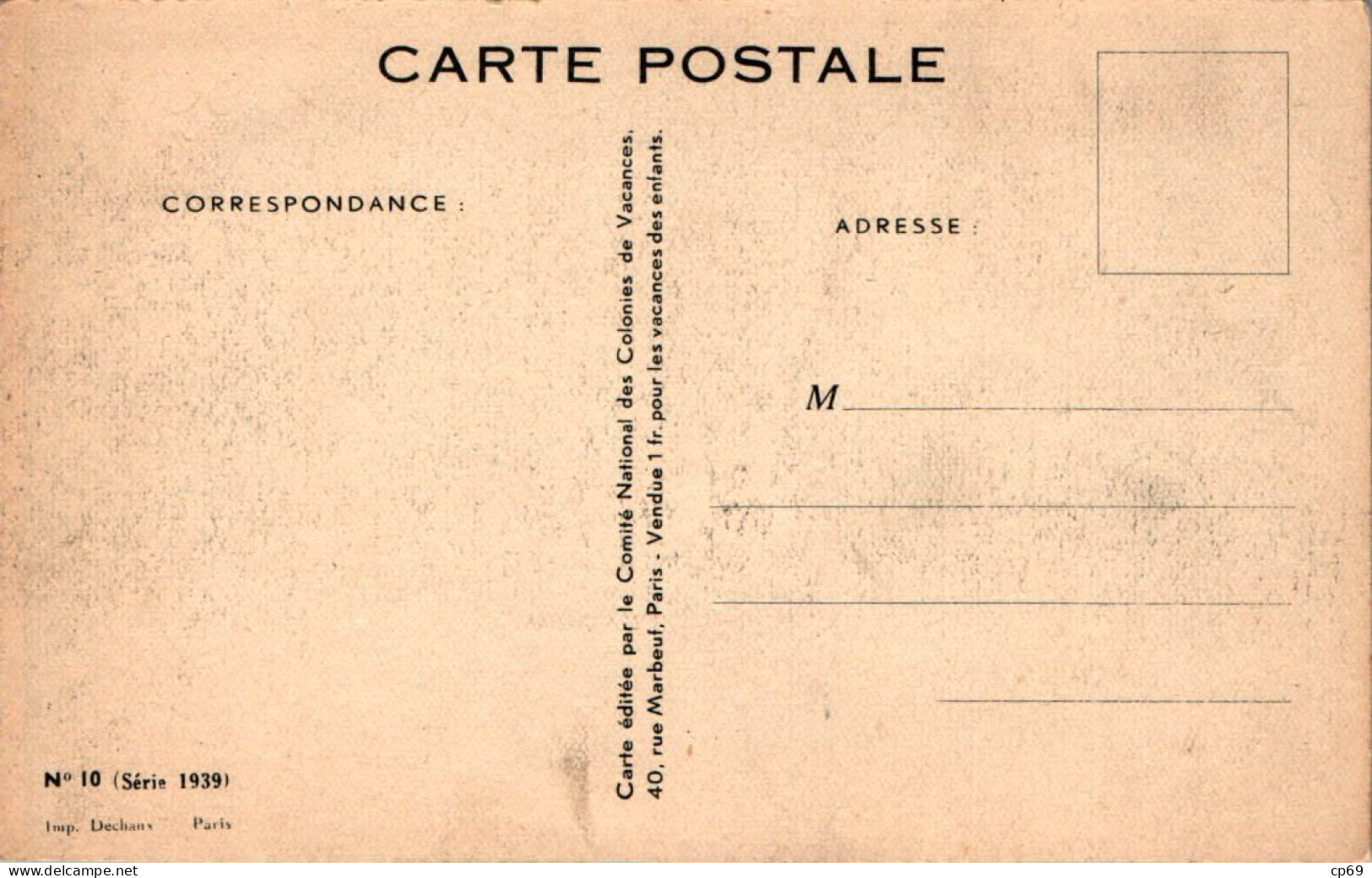 Georges Redon Série 1939 N°10 Un Brin De Causette Fleur Flower Imp. Déchaux à Paris En TB.Etat - Redon