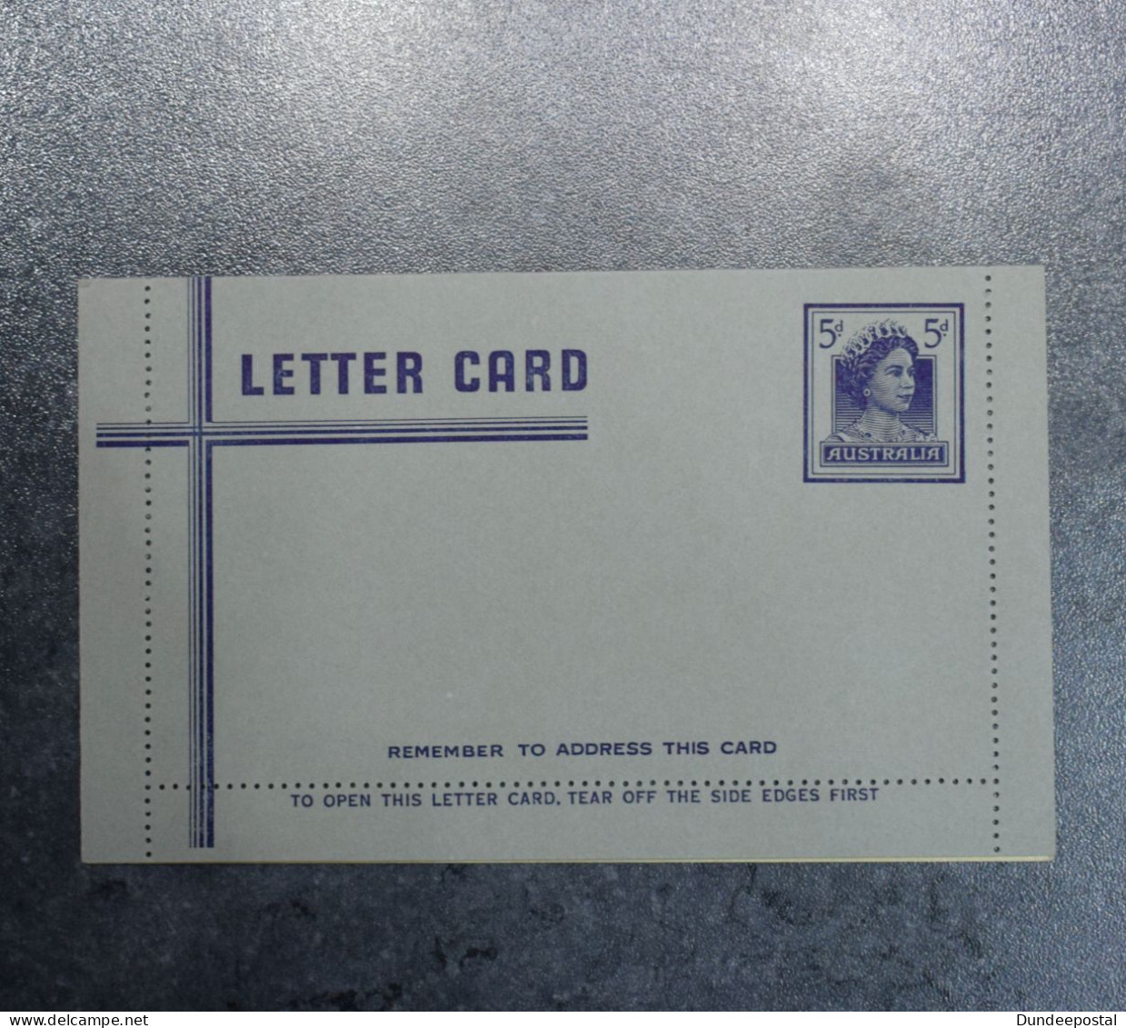 AUSTRALIA  Letter Card  5c Blue  ASC L59     1965  ~~L@@K~~ - Postwaardestukken