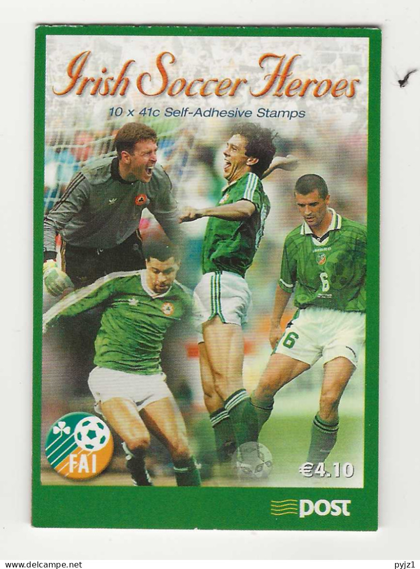 2002 MNH  Ireland, Booklet  Mi 1440-43 Postfris** - Cuadernillos