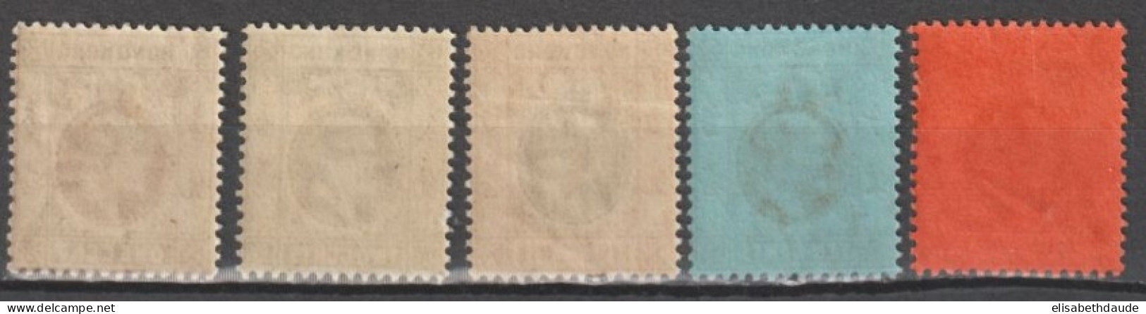 HONG KONG (CHINA) - 1903/4 - YVERT N°62/63+65+67 FILIGRANE CA + YVERT N°78 (FIL. CA MULTIPLE) ** MNH - COTE = 110+++ EUR - Unused Stamps