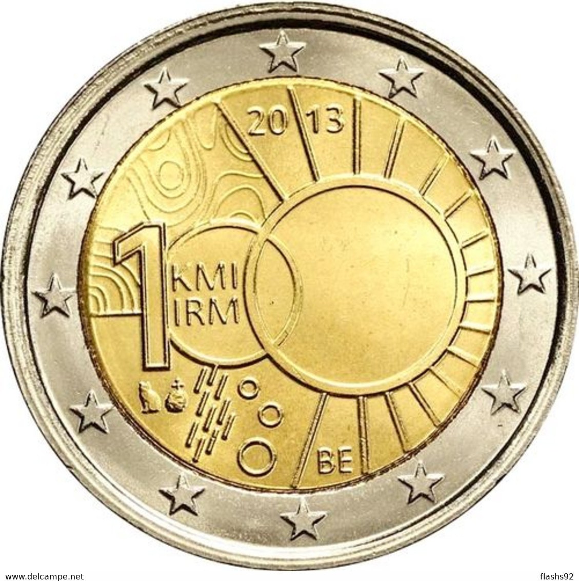 2 Euro Commemorative Belgique 2013 Meteo UNC Neuve - Sammlungen