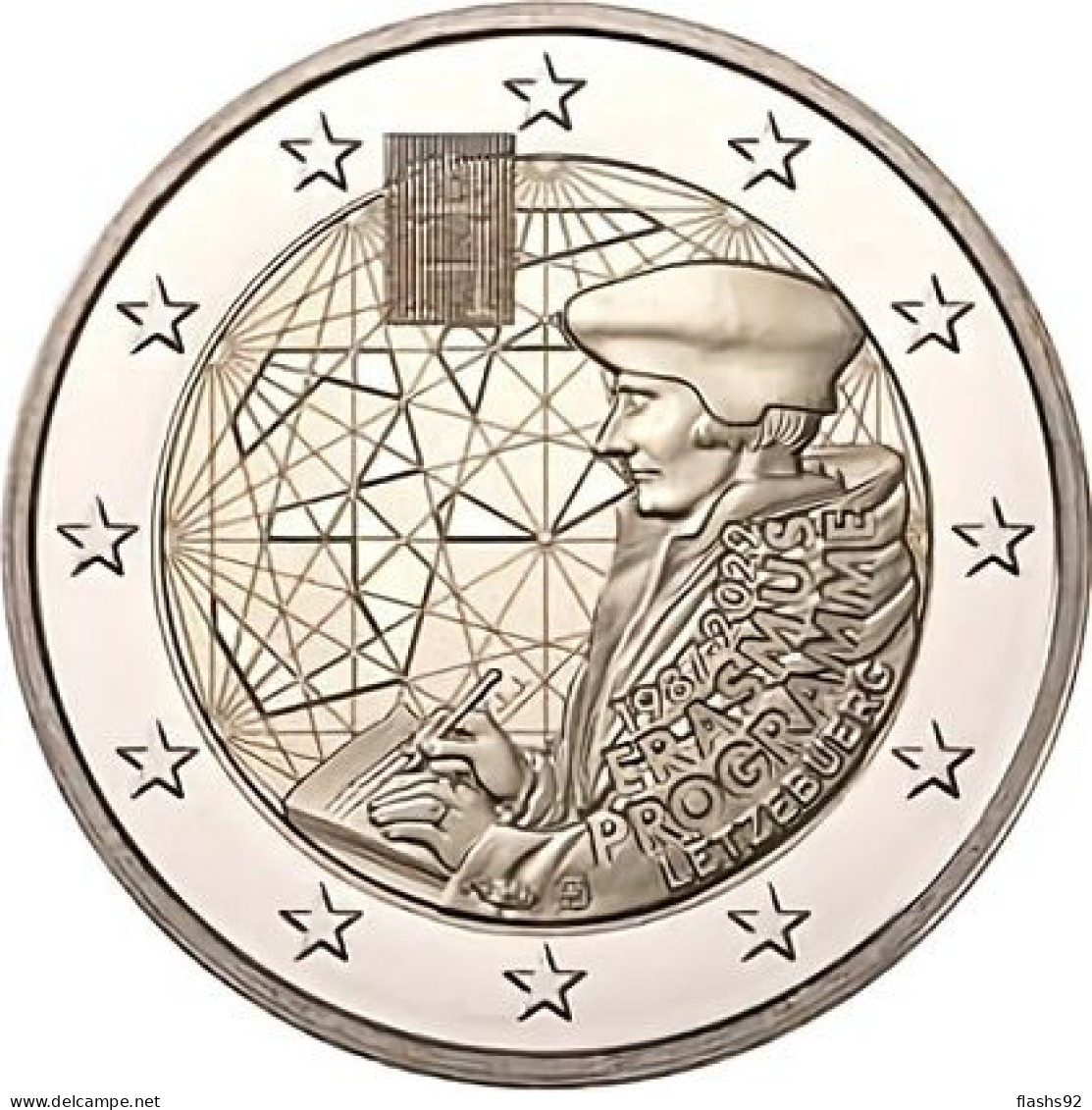 2 Euro Commemorative Luxembourg 2022 Erasmus - Luxemburg